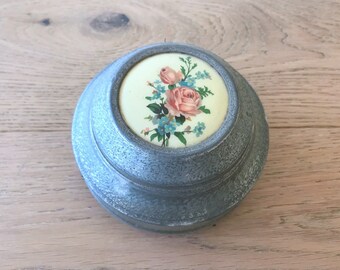 Antique Collectable Music Box Or Powder Box - NOT working