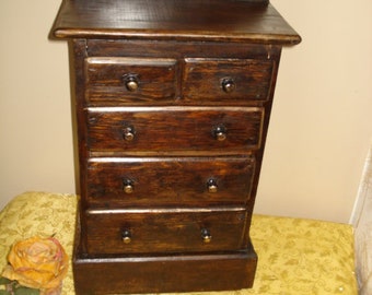 Vintage Handmade Small Chest of Drawers