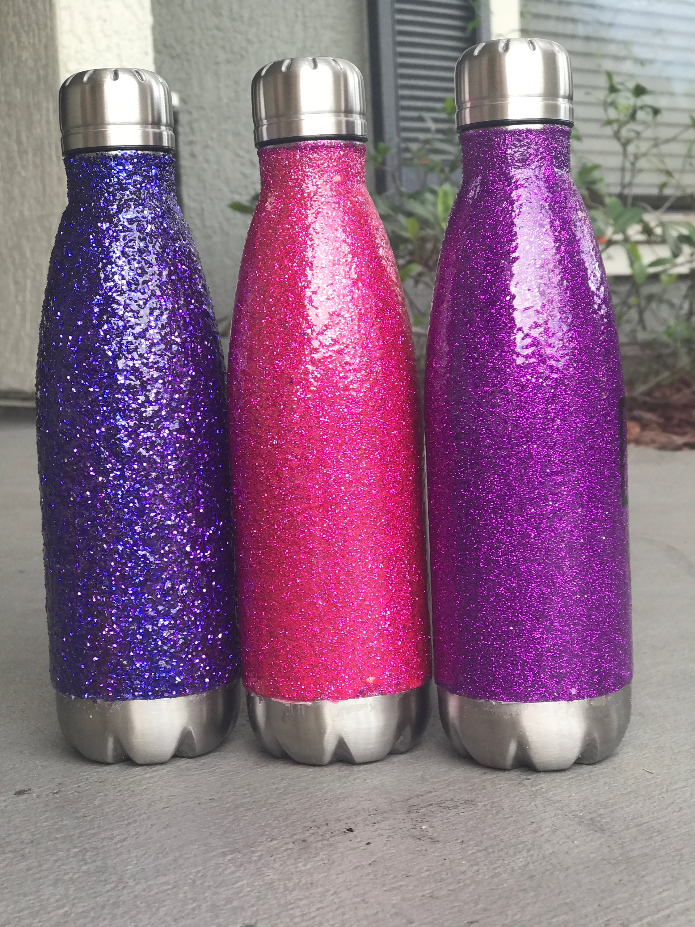 glitter water tubes