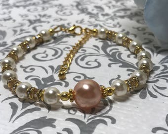 Swarovski pearl bracelet