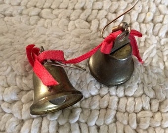 Earrings Brass Bells hooks