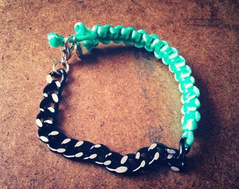 Macrame' Chain Bracelet