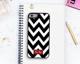 Zig Zag Iphone 5/5S Case Iphone 6 Black and White Case Protective Case Striped Zig Zag Iphone 6 Plus Chevron Case Iphone 7 Iphone 7 Plus