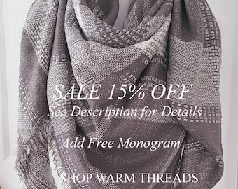 Plaid Blanket Scarf, Blanket Scarf, Tartan Plaid Scarf, Tartan Scarf, Oversized Blanket Scarf, Plaid Scarf, Christmas Gifts, Monogrammed