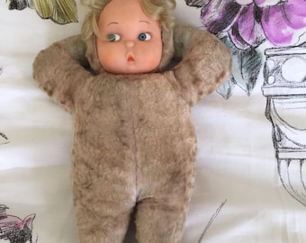 Retro Vintage Doll, Pram Doll, Quepe Doll