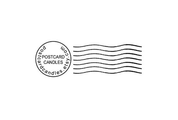 Cancelled Postmark Mail Art custom Rubber Stamp cancellation