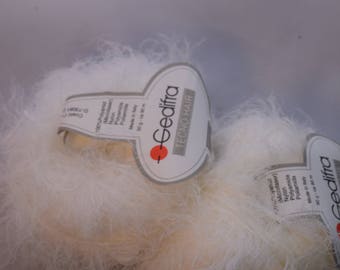 White and Brown Italian Fashion Yarn