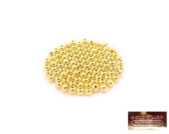 Gold Filled - 2,3,4,6,8 or 10mm Beads : 1 or 10