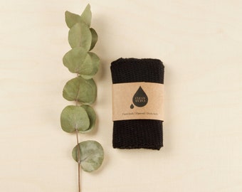 Clean Clean Dishcloth | Facecloth | Flannel in black