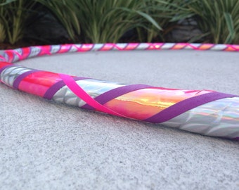 Bubblegum Wave Hula Hoop // Choose Your Diameter and Tubing