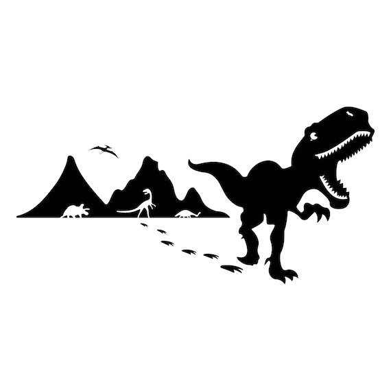 Dinosaurs T-Rex Graphics SVG Dxf EPS Png Cdr Ai Pdf Vector Art