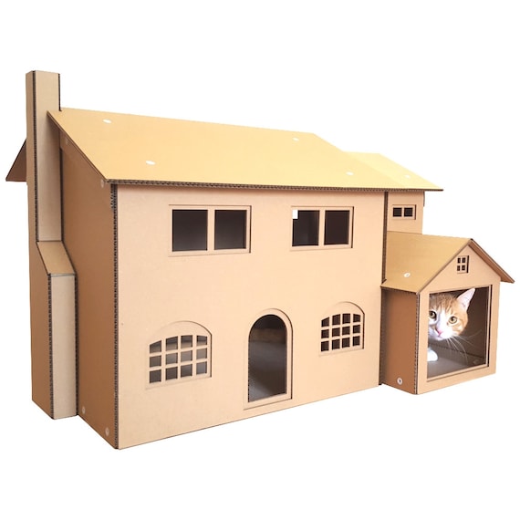 Simpsons Cardboard Cat House