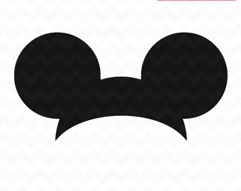 Mickey Mouse Ears svg, Mickey Mouse Head svg and png file instant download, disney svg for cricut and silhouette