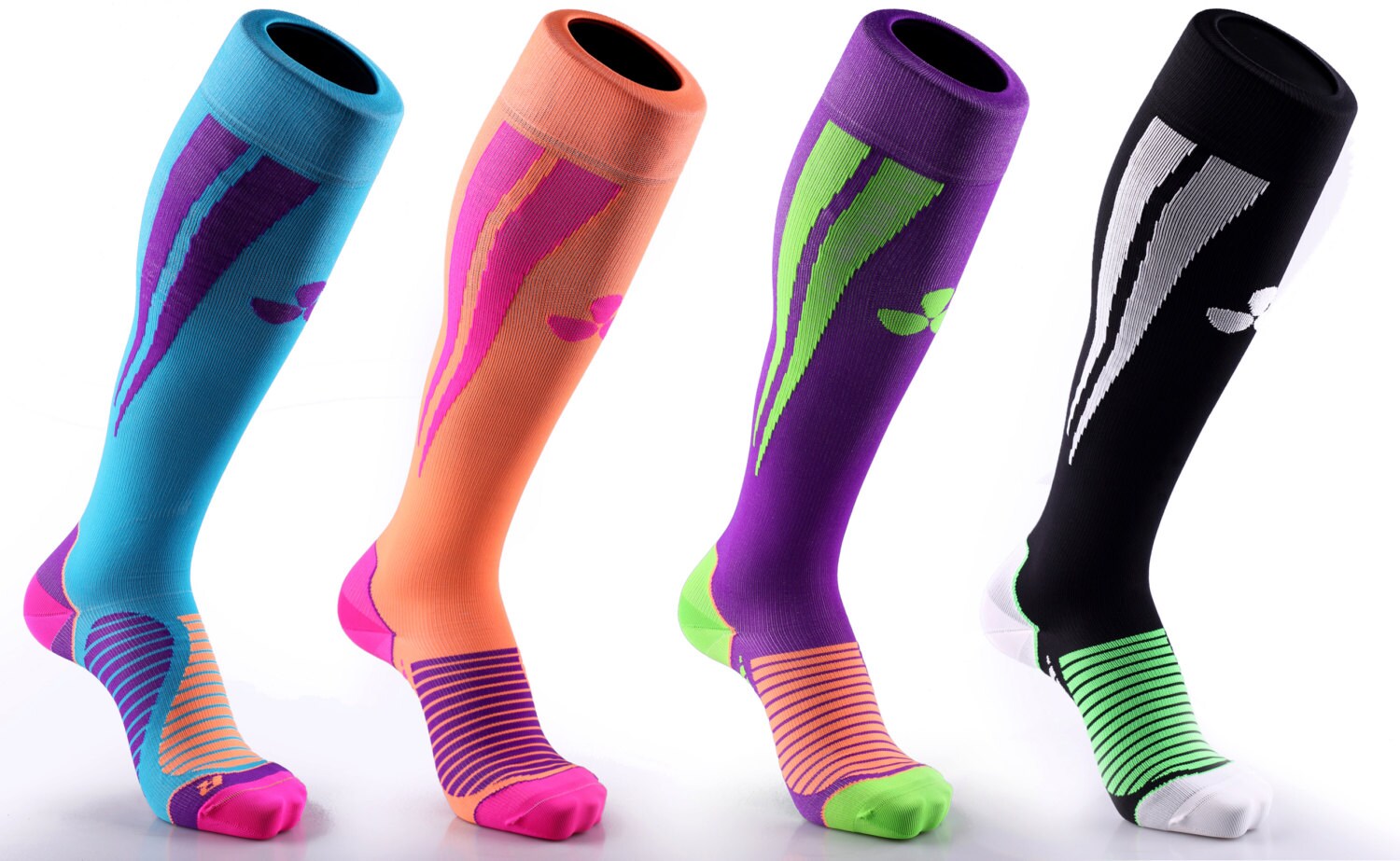 Samson® Compression Sports Socks Athletic Running Made in UK