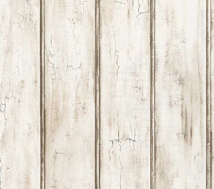 Distressed White Beadboard Faux Wood Wallpaper Aged Brown Distressed White Beadboard Faux Wood Wallpaper Aged Brown