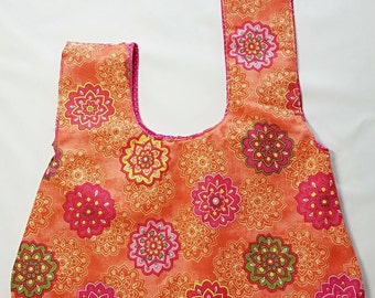 Pink and Orange Handbag