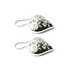 Sterling Silver Heart Earrings , Sterling Silver Dangle Earrings , Gift For her