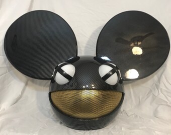 Carbon fiber deadmau5 head replica