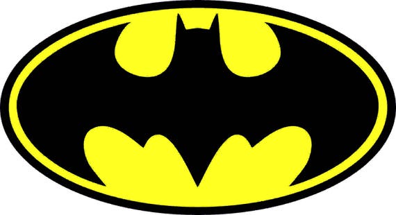 Download Batman Superhero Layered SVG DXF Silhouette Studio Transfer