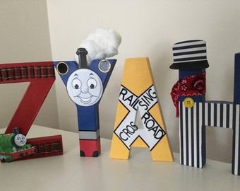Thomas the Train, Train themed letters