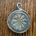 Rustic Dharma Wheel Pendant - 7/8 Inch - 22 mm