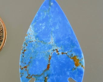 Ceruleite Cabochon, Blue Ceruleite Cabochon, Rare Ceruleite Chile, Designer Ceruleite Cab, Gift Cab, C2732, Hand Cut by 49erMinerals