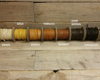 Deerskin Deer Leather Lace Spool Roll 1/8" x 50 FT Lacing Cord String Craft F-2