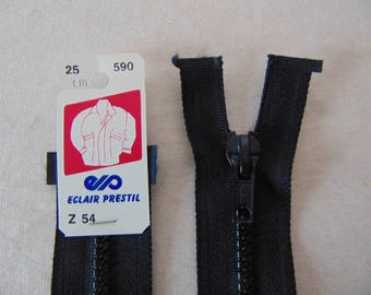 Zipper, molded, Dark Navy (Z54 590)