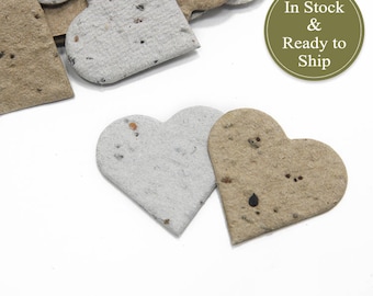 EcoBlend (Recycled Grocery Bag & Newspaper) Plantable Seed Paper Confetti - READY-TO-SHIP - Eco Friendly, Wedding Favor, Bridal Shower Favor