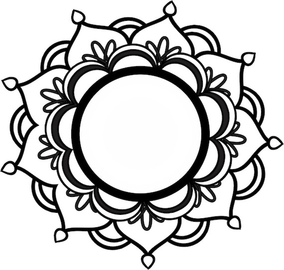Download Monogram Mandala SVG