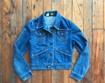 1970's Women's XX-Small 14 oz Denim Jacket by Wrangler