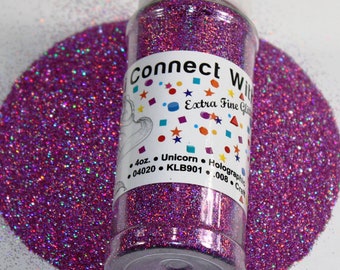 Beautiful HOLOGRAPHIC Extra Fine 1/128 4oz Bottled Glitter