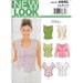 Misses Summer Top Blouse Fitted Sz 8 to 18 Sewing Pattern New Look 6945