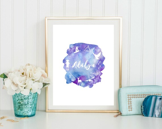 Harry-Potter-Kinderzimmer-Dekor PRINTABLE personalisierte