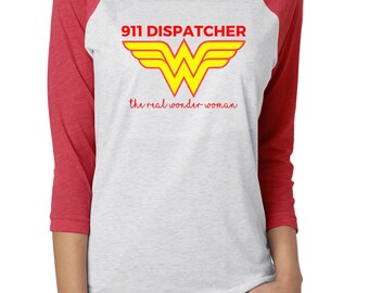 911 Dispatcher- Wonder Woman Police Dispatch Sweatshirt Law Enforcement Thin Gold Line Emergency 911 Operator Hooded Sweatshirt 911 Dispatch