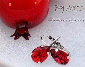 Swarovski Teardrop Earrings