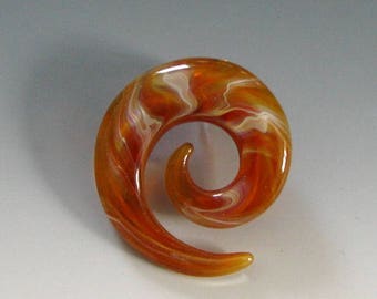 Lampwork SPIRAL Pendant