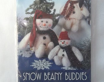Snowman Vintage Patterns Plush Snowmen Winter Decor Stuffed Snowman Pattern