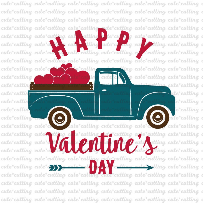Free Free 114 Red Truck Valentine Svg SVG PNG EPS DXF File