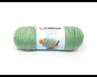 Caron Simply Soft Yarn, Woodland Heather, 5 oz