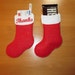 In The Hoop Christmas Stocking and Gift Card Holder - machine embroidery designs. This quick in the hoop project fits a 5 x7 hoop.
