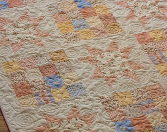 Star and Square Baby Quilt