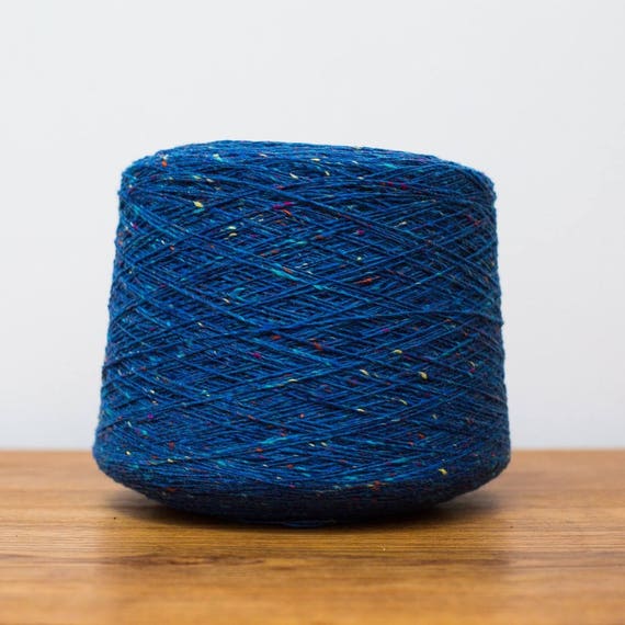 Soft merino tweed yarn on cone Donegal tweed yarn hand