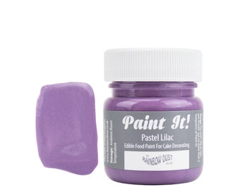 Pastel Lilac Edible Paint Pot - pastel purple edible art paint, edible paint, edible food coloring, cookie paint, cake paint
