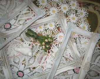 Set of Wall Frames, Wall Hangings, Ornate Frames, French Farmhouse