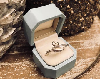 Sterling Silver Bypass Ring