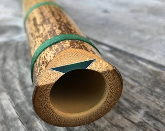 2.1 Shakuhachi Flute ~ key of B ~ Meditation model, Bindings **Mindfulness Meditation Tool, Mind Yoga accessories, Peaceful, Zen Buddhist