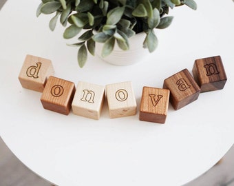 Personalized Blocks Personalized Gift Baby Name Blocks Baby Blocks Baby Shower Gift Wood Blocks Wooden Name Blocks Nursery Decor Home Décor