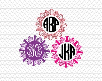 Download MANDALA SVG DXF Monogram Flower Stainless Steel 20 30 oz Cup