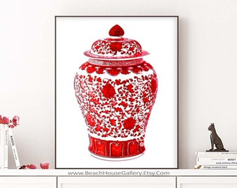 Red And Black Chinese Vase Best Vase Decoration 2018